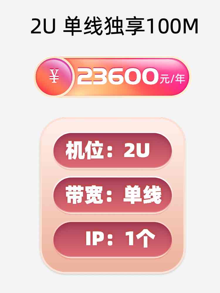 临沂单线100M服务器托管价格
