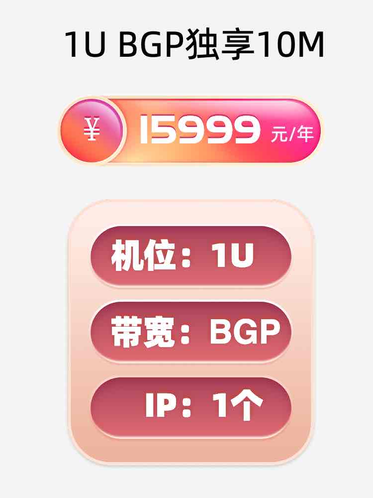 临沂BGP独享服务器托管价格
